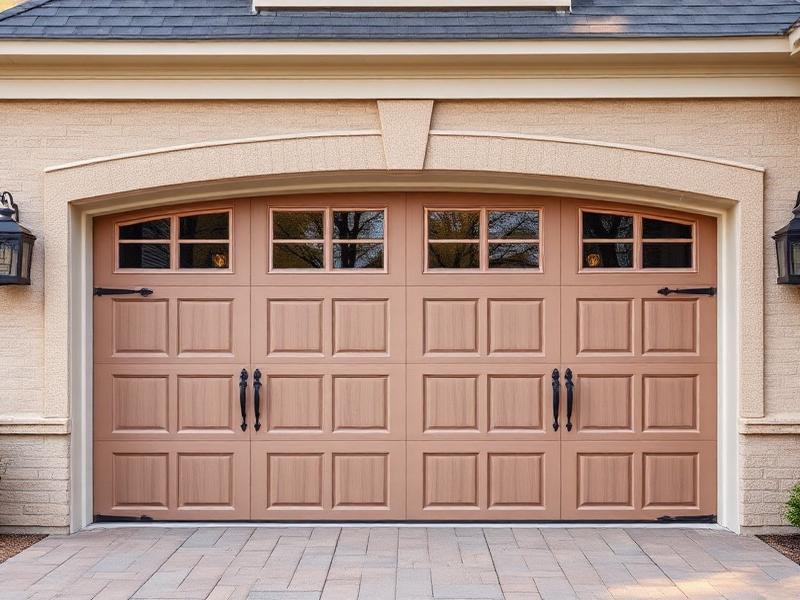 Carriage-style garage door installation in Rose Hill NC by Rose Hill Garage Doors